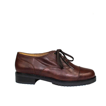 JANET Dunkelbraun Leder Farbton Niger