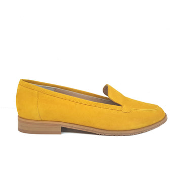 DOFICESIN Veloursleder Senfgelb