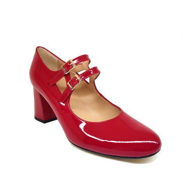VRADOX Red Leather Patent