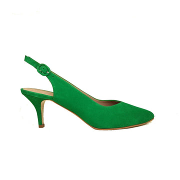 ISALING Green Clover Suede Leather