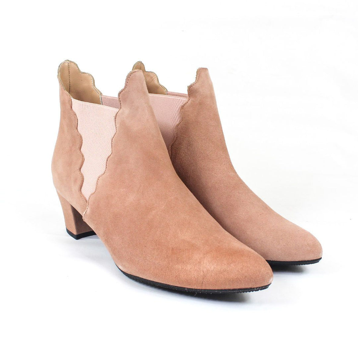 KATERINE Beige Sand Leather Suede
